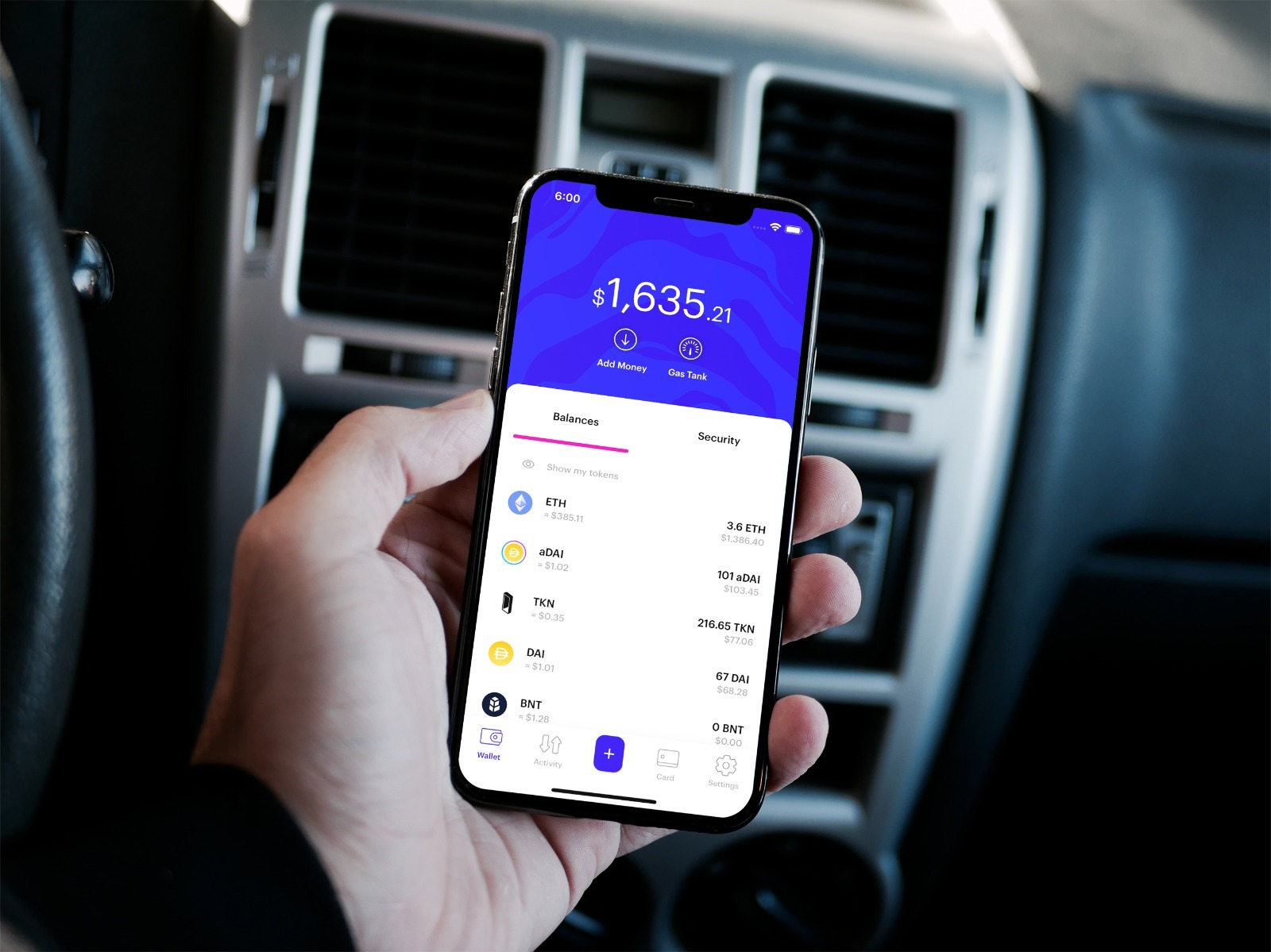 crypto app with debit card